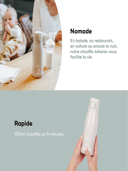 Calentador de biberones portátil Moov & Feed «Babymoov» - Kiabi