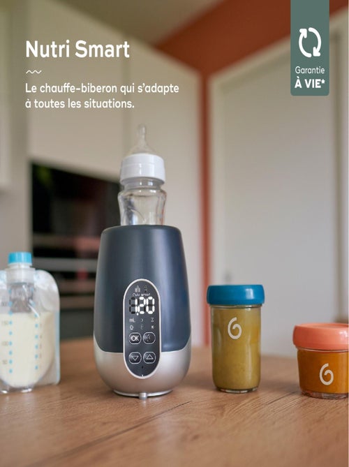 Calentador de biberones portátil NutriSmart programable 'Babymoov' - Kiabi Calentador de biberones portátil NutriSmart programable 'Babymoov' - Kiabi