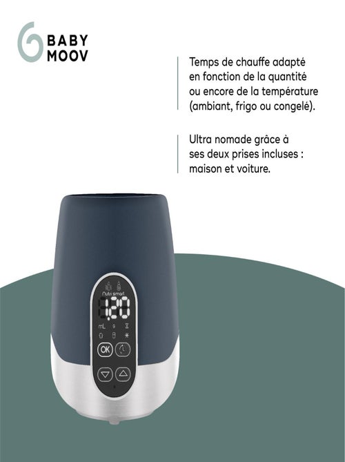 Calentador de biberones portátil NutriSmart programable 'Babymoov' - Kiabi Calentador de biberones portátil NutriSmart programable 'Babymoov' - Kiabi