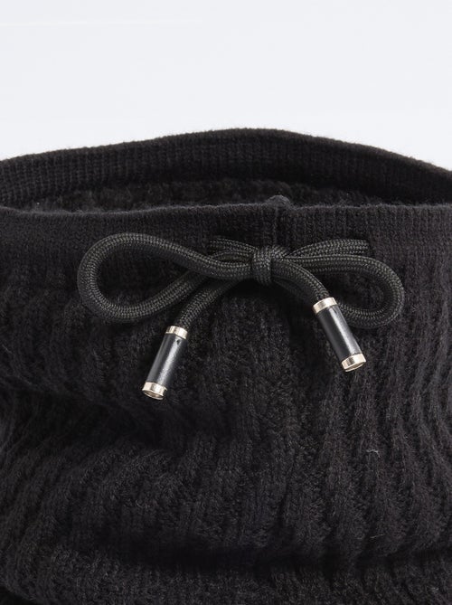 Calentador de cuello de punto y sherpa, crestas - AFIBEL - Kiabi