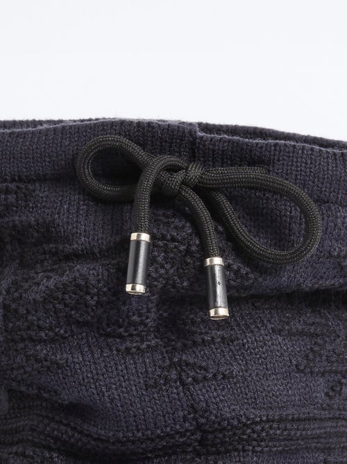 Calentador de cuello en zigzag de punto y sherpa - AFIBEL - Kiabi