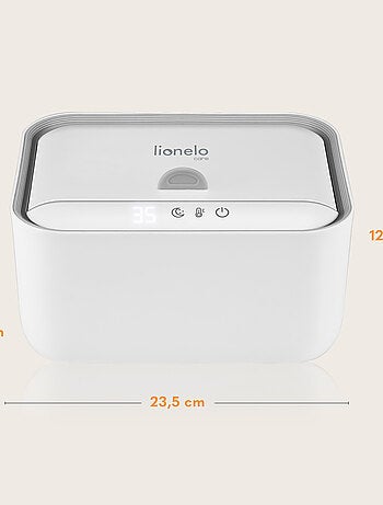 Calentador de toallitas húmedas LIONELO - 3 configuraciones de calor - Mantiene las toallitas húmeda