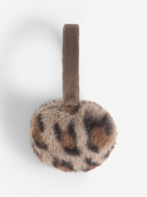 Calentadores de orejas con estampado de leopardo - Kiabi