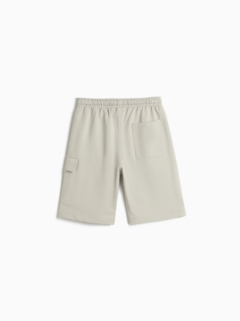 Calgões de felpa cargo, mo fashion Gris - Kiabi