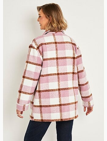 Cálida chaqueta de cuadros - AFIBEL