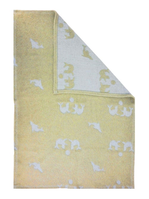 Cálida manta para niños con estampado de animales marinos - Kiabi