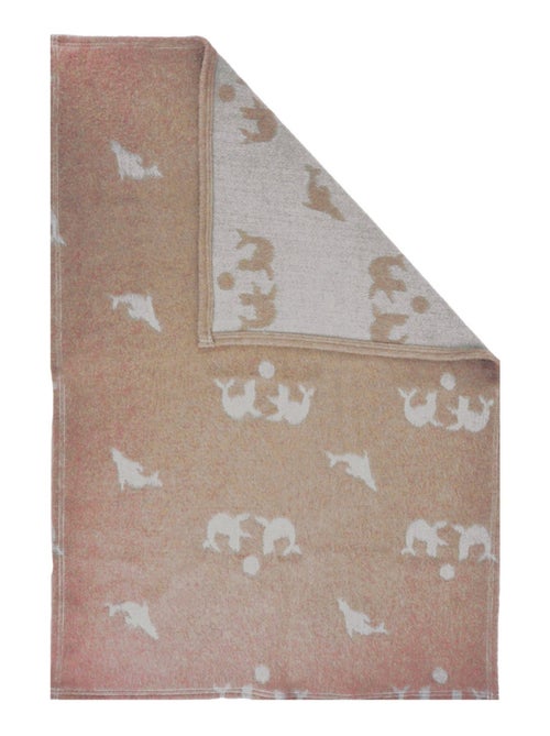 Cálida manta para niños con estampado de animales marinos - Kiabi