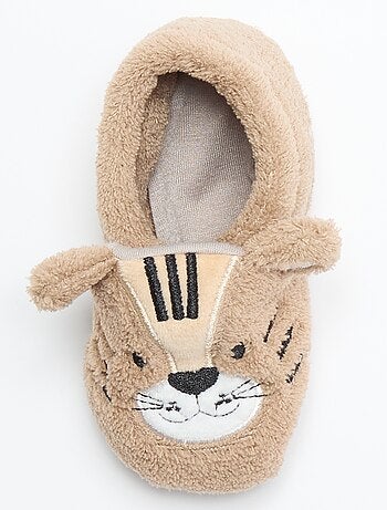 Cálidas zapatillas de animales