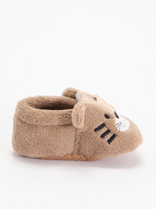 Cálidas zapatillas de animales - Kiabi