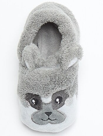 Cálidas zapatillas de animales