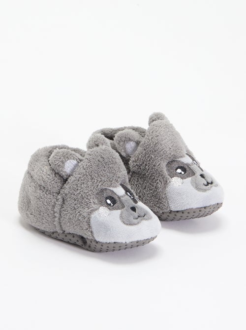 Cálidas zapatillas de animales - Kiabi