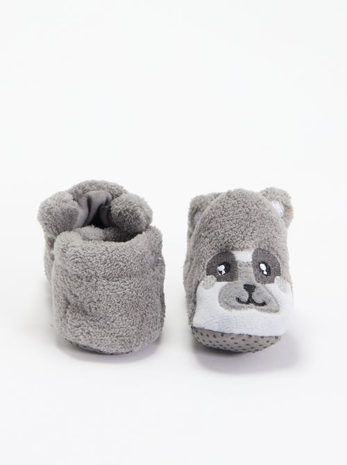 Cálidas zapatillas de animales - Kiabi