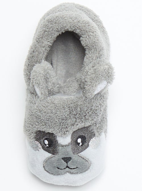 Cálidas zapatillas de animales - Kiabi
