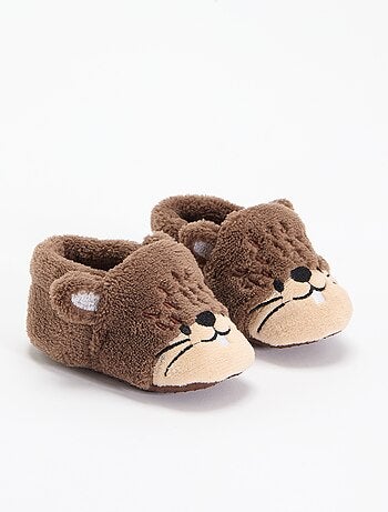 Cálidas zapatillas de animales