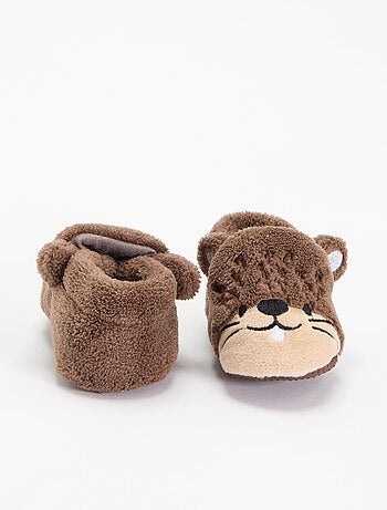 Cálidas zapatillas de animales