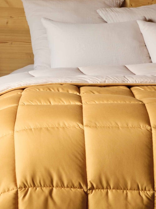 Cálido edredón de microfibra bicolor 400 gr/m2 - Kiabi