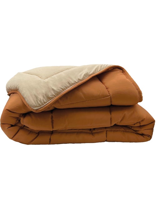 Cálido edredón de microfibra bicolor 400 gr/m2 - Kiabi