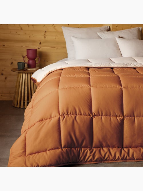 Cálido edredón de microfibra bicolor 400 gr/m2 - Kiabi