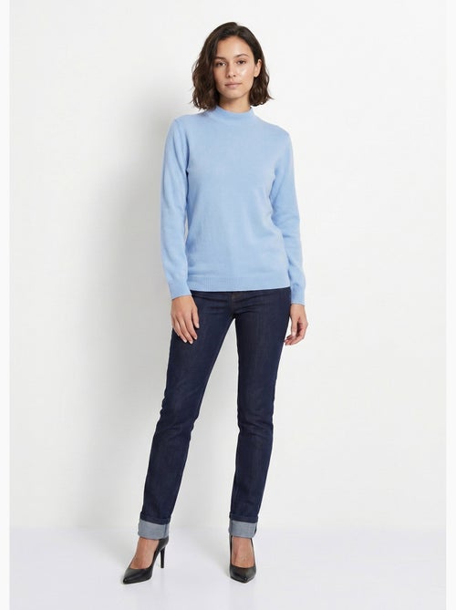 Cálido jersey de cuello alto con lana y angora - Afibel - Kiabi