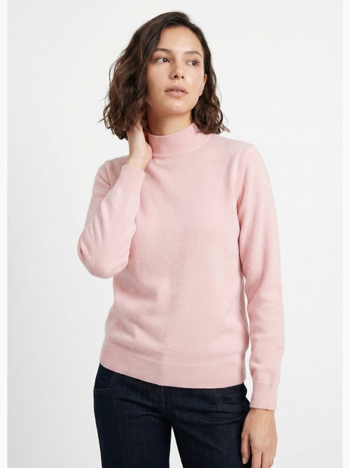 Cálido jersey de cuello alto con lana y angora - Afibel - Kiabi