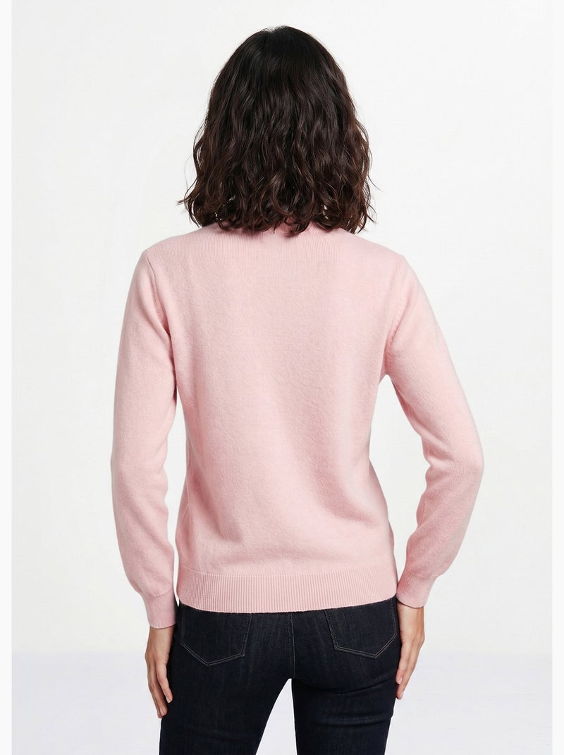 Cálido jersey de cuello alto con lana y angora - Afibel N/D - Kiabi