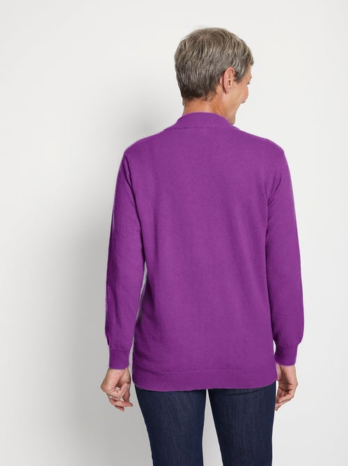 Cálido jersey de cuello alto con lana y angora - Afibel - Kiabi