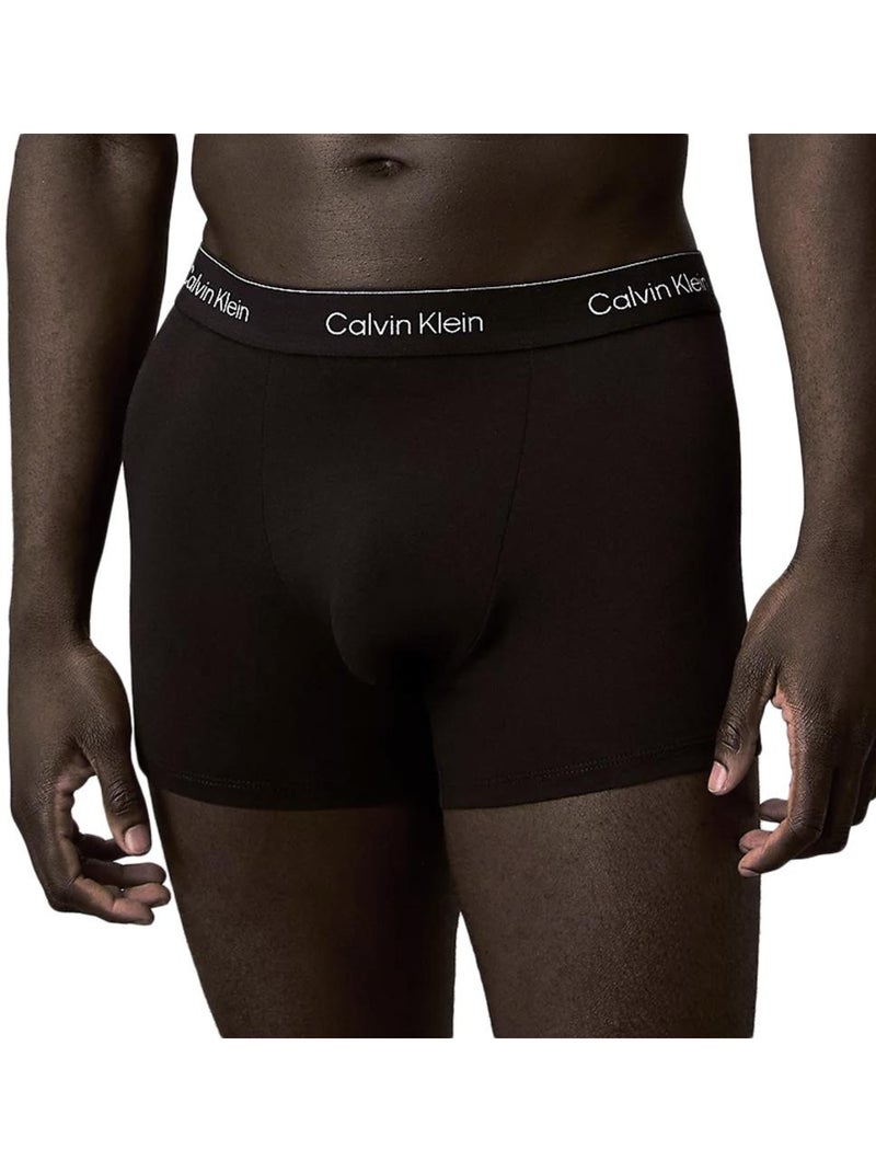 Calvin Klein - Pack de 3 Bóxers para Hombre Negro Plateado - Kiabi