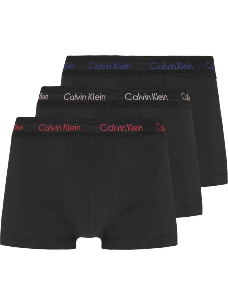 Calvin Klein Boxers Hombre - Pack de 3 () Negro/Verde/Rojo - Kiabi
