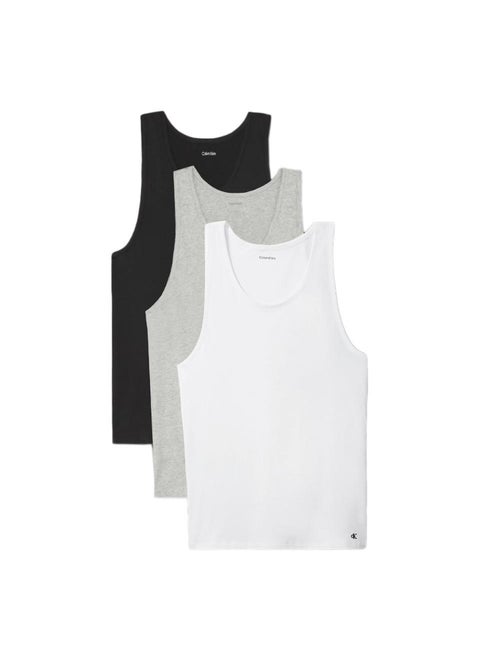 Calvin Klein Jeans - Pack de 3 Camisetas sin Mangas para Hombre () - Kiabi Calvin Klein Jeans - Pack de 3 Camisetas sin Mangas para Hombre () - Kiabi