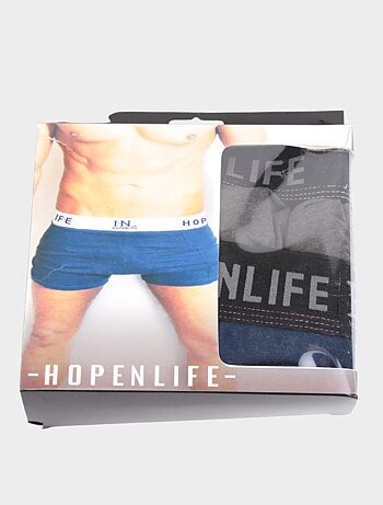 Calzoncillos bóxer, juego de 2 colores