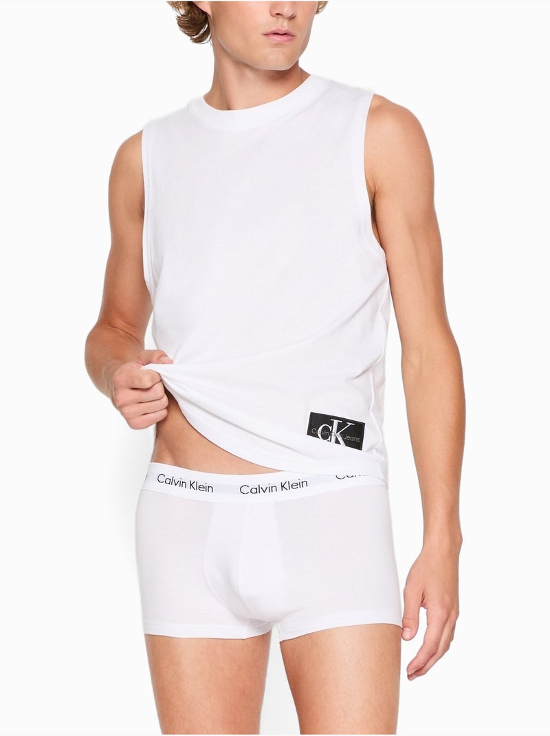 Calzoncillos bóxer pack x3 - Calvin Klein Blanco Blanco Blanco - Kiabi