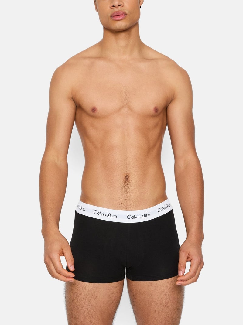 Calzoncillos bóxer pack x3 - Calvin Klein Negro Gris Blanco - Kiabi