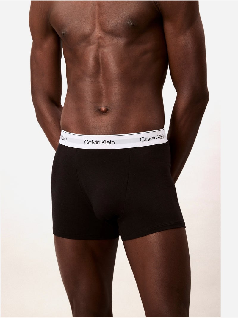 Calzoncillos con cintura elástica - Calvin Klein Blanco Negro - Kiabi