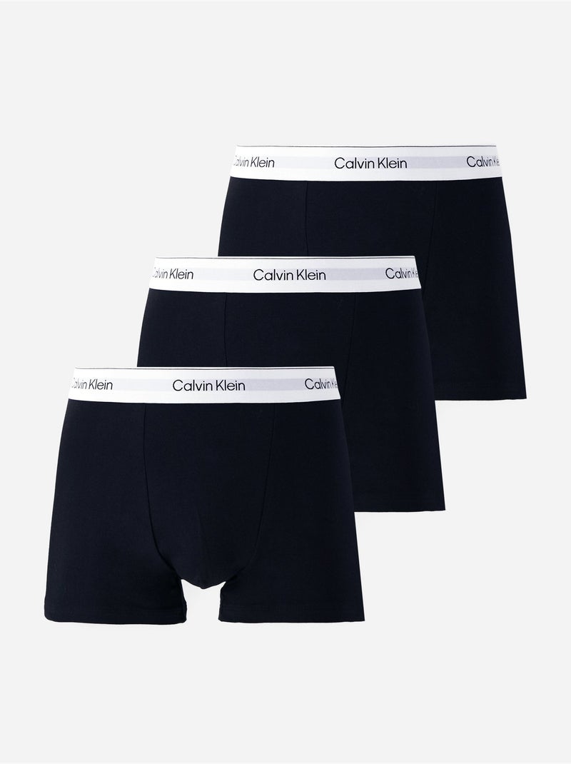 Calzoncillos con cintura elástica - Calvin Klein Blanco Negro - Kiabi