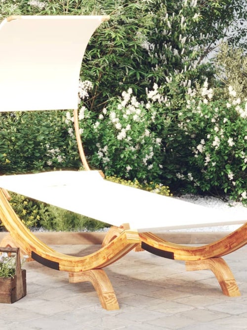 Cama al aire libre con toldo - Kiabi