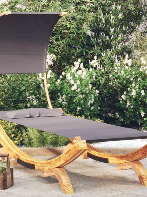 Cama al aire libre con toldo - Kiabi