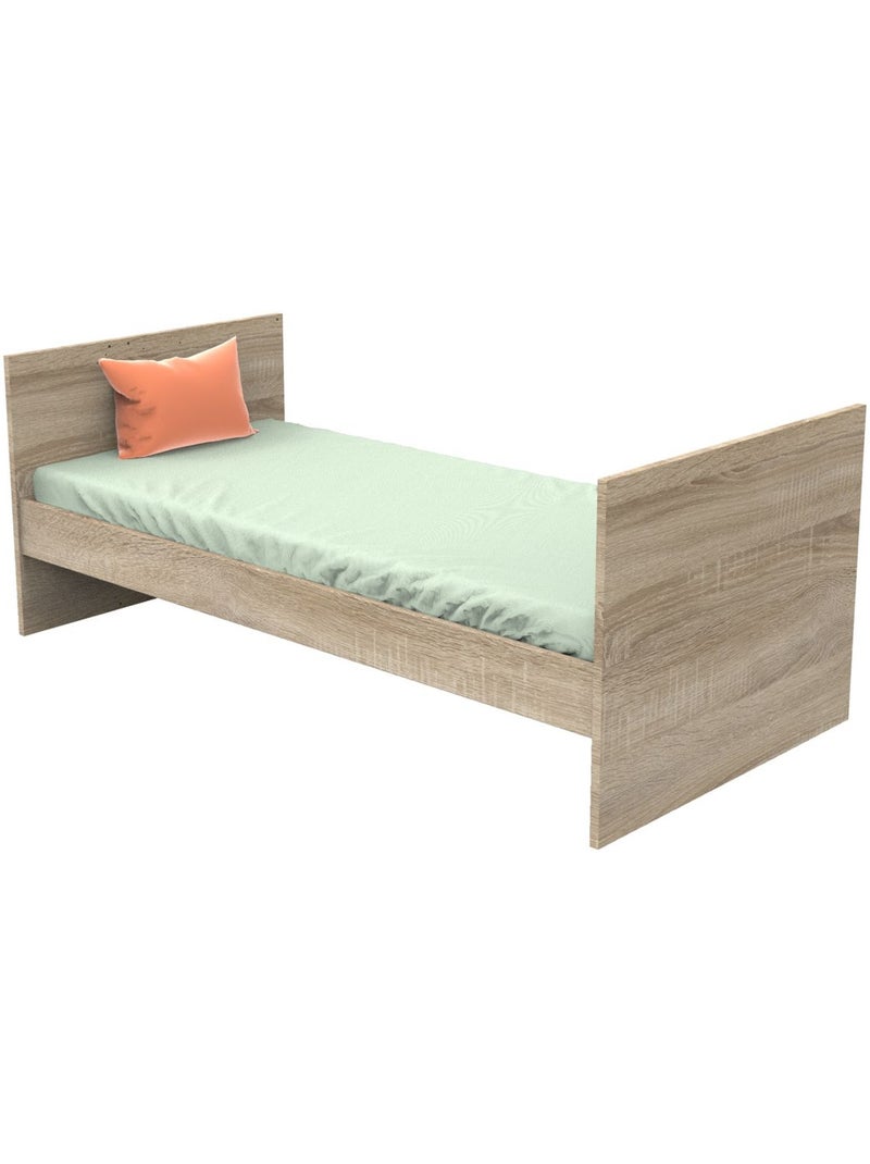 Cama bebé 140x70cm convertible en cama junior - SAUTHON Gris - Kiabi