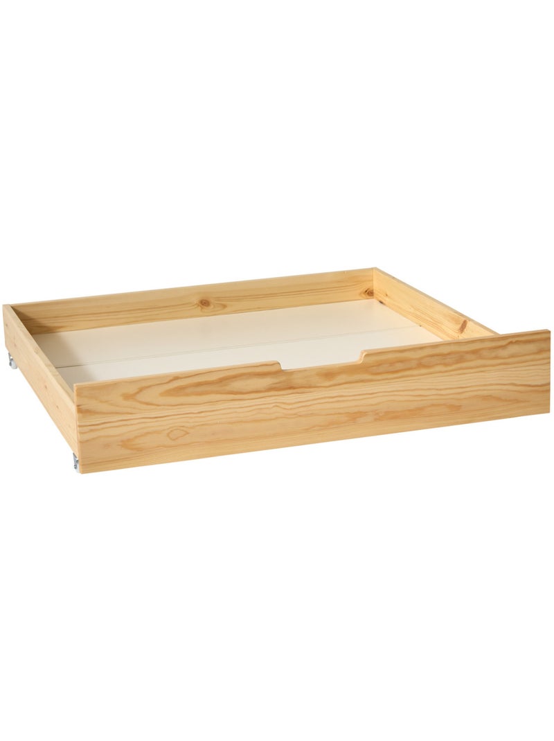Cama cabaña infantil bosco 2 cajones 194,8x98x155,5cm natural Beige - Kiabi