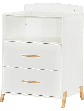 Cama Combinada Convertible de 120x60 a 90x190 en madera - BABYPRICE