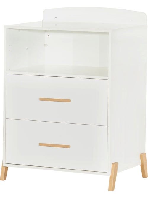 Cama Combinada Convertible de 120x60 a 90x190 en madera - BABYPRICE - Kiabi