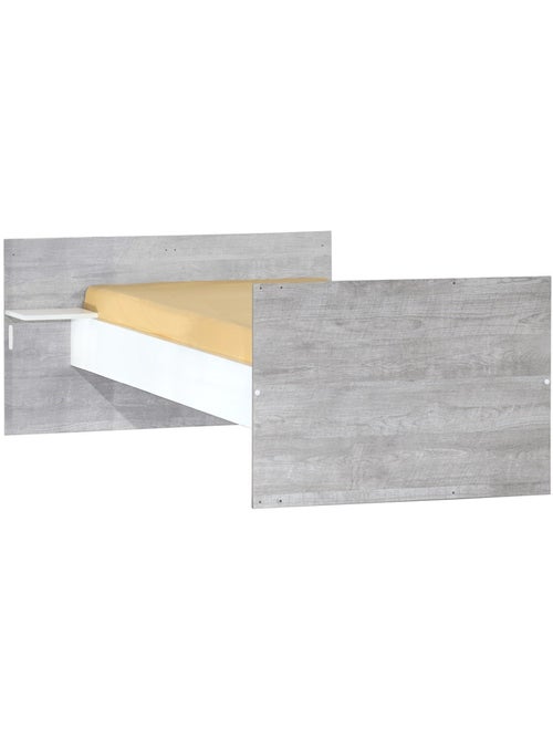 Cama combinada de 120x60, convertible en 90x190 en - BABYPRICE - Kiabi