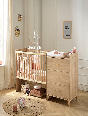 Cama combinada de 120x60, convertible en Arty de 90x190 con - SAUTHON