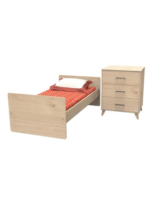Cama combinada de 120x60, convertible en Arty de 90x190 con - SAUTHON - Kiabi