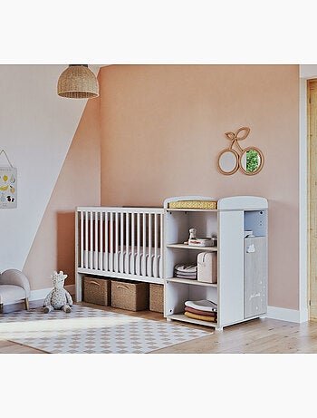 Cama Combinada de Madera Convertible 120x60 - BABYPRICE