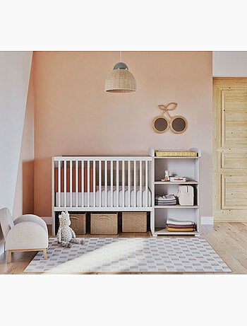 Cama Combinada de Madera Convertible 120x60 - BABYPRICE