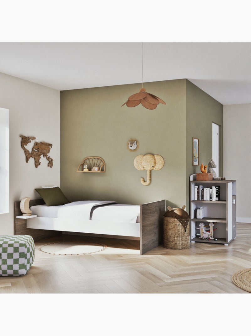 Cama Combinada de Madera Convertible 120x60 - BABYPRICE Gris - Kiabi