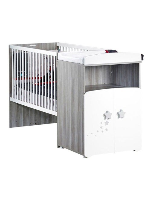 Cama combinada de madera convertible de 120x60 a - BABYPRICE - Kiabi