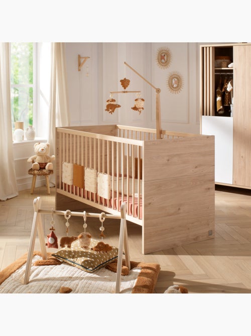 Cama convertible 140x70 - Little Big Bed en madera, decoración roble - SAUTHON - Kiabi Cama convertible 140x70 - Little Big Bed en madera, decoración roble - SAUTHON - Kiabi