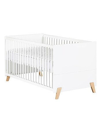 Cama convertible 140x70 - Little Big Bed sobre patas de madera - BABYPRICE
