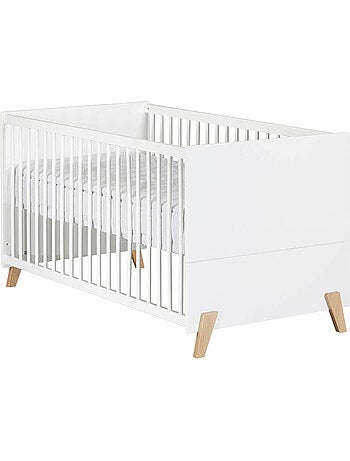Cama convertible 140x70 - Little Big Bed sobre patas de madera - BABYPRICE